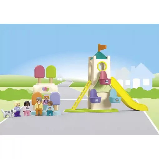Playmobil 71703 Junior Játszótér fagyizóval