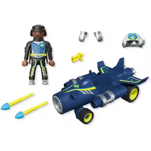Playmobil 71719 Űrhajó versenyautó kilövővel