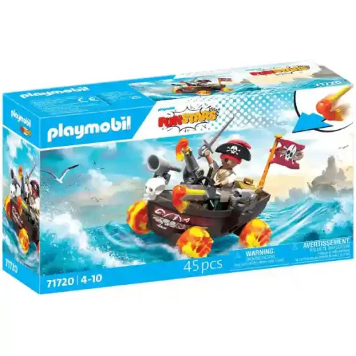 Playmobil 71720 Kalózhajó versenyautó kilövővel