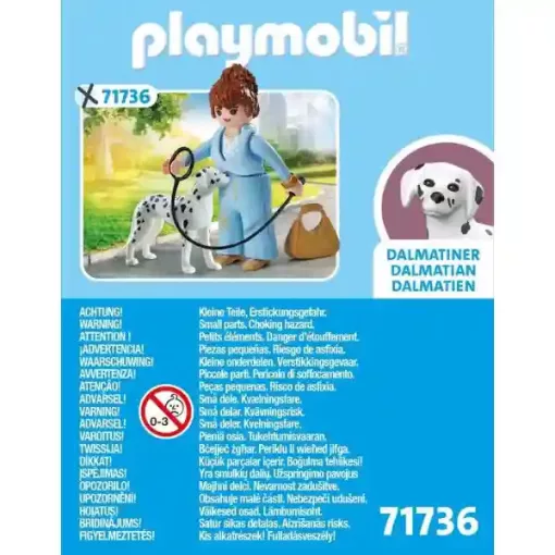 Playmobil 71736 Üzletasszony dalmata kutyával