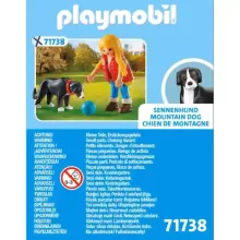 Playmobil 71738 Lány svájci pásztorkutyával