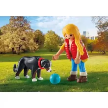 Playmobil 71738 Lány svájci pásztorkutyával