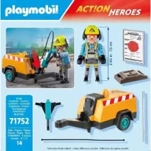 Playmobil 71752 Építőmunkás légkalapáccsal