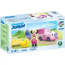 Playmobil 71770 Junior Disney - Minnie egér gyümölcsszállító teherautója formaválogatóval