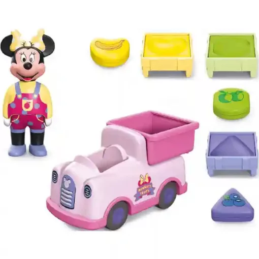 Playmobil 71770 Junior Disney - Minnie egér gyümölcsszállító teherautója formaválogatóval