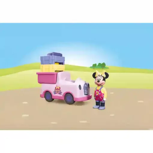 Playmobil 71770 Junior Disney - Minnie egér gyümölcsszállító teherautója formaválogatóval