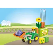 Playmobil 71773 Junior - Traktor ültető pótkocsival