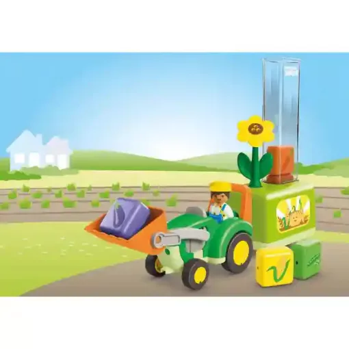 Playmobil 71773 Junior - Traktor ültető pótkocsival