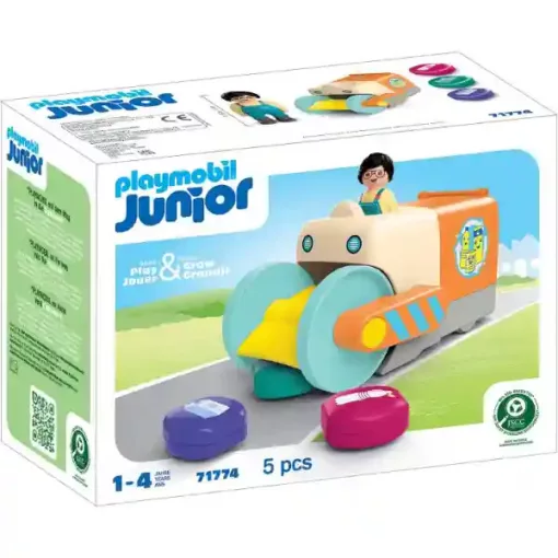 Playmobil 71774 Junior - Kukásautó forgó lapátokkal