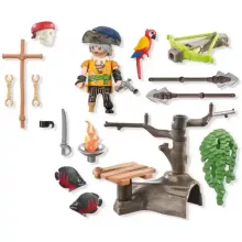 Playmobil 71795 Kalóz szigonyvetővel és piranhákkal