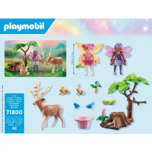 Playmobil 71800 Tündérek erdei állatokkal