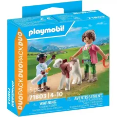 Playmobil 71803 Gazdasszony borjúval és gyerekkel