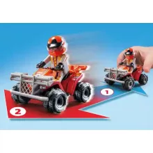 Playmobil 71808 Stuntshow - Motoros és quados kaszkadőrök