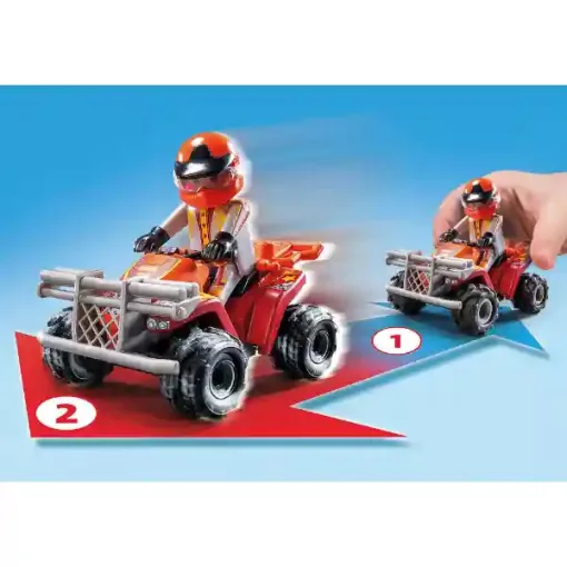 Playmobil 71808 Stuntshow - Motoros és quados kaszkadőrök