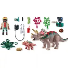 Playmobil 71821 Triceratops dino kicsinyével