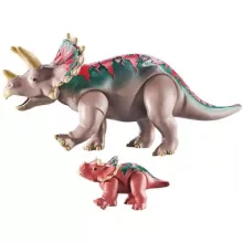 Playmobil 71821 Triceratops dino kicsinyével
