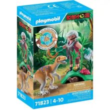 Playmobil 71823 Velociraptor dino és kutató