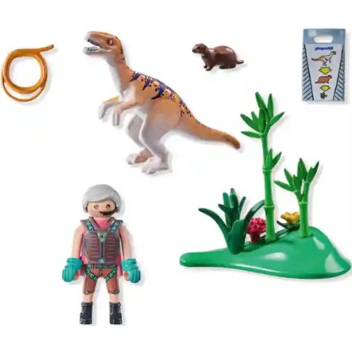 Playmobil 71823 Velociraptor dino és kutató
