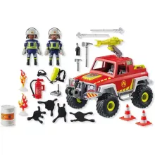 Playmobil 71824 Tűzoltóautó bevetésen