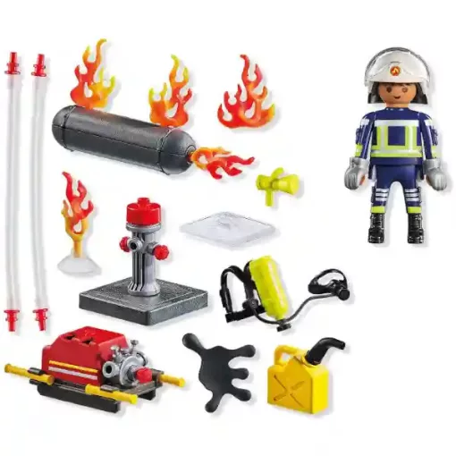 Playmobil 71826 Tűzoltósági bevetés - Gázpalack oltása