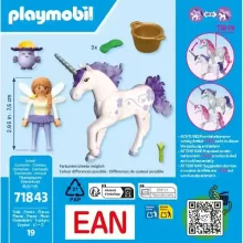 Playmobil 71843 Szerencselevendula, a csillogó unikornis és tündér barátja