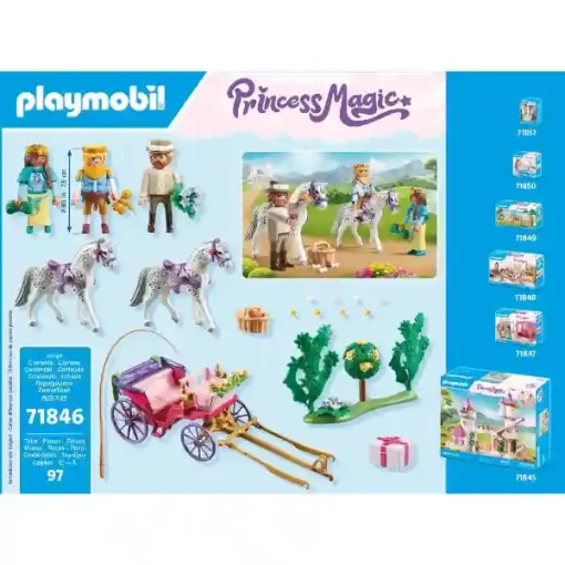 Playmobil 71846 Királyi lovas hintó hercegnővel és herceggel