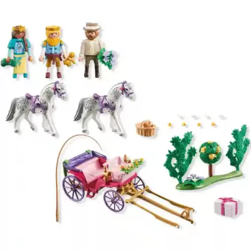 Playmobil 71846 Királyi lovas hintó hercegnővel és herceggel