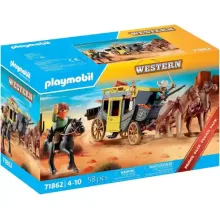 Playmobil 71862 Western postakocsi lovas banditával