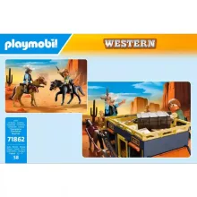 Playmobil 71862 Western postakocsi lovas banditával