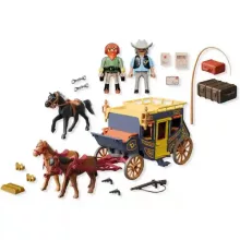 Playmobil 71862 Western postakocsi lovas banditával