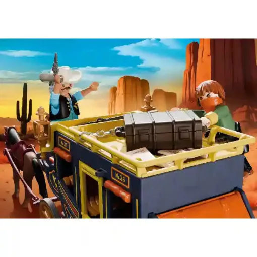 Playmobil 71862 Western postakocsi lovas banditával