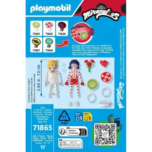 Playmobil 71865 Miraculous: Katicabogár és Fekete Macska esküvői álma