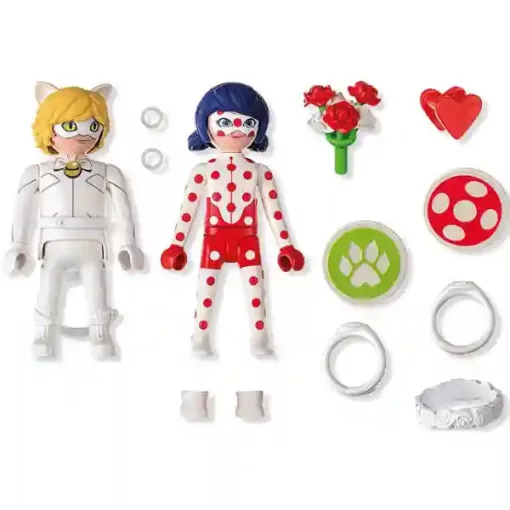 Playmobil 71865 Miraculous: Katicabogár és Fekete Macska esküvői álma