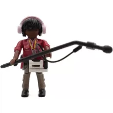 Playmobil 71890 Hangtechnikus zsákbamacska figura 28. sorozat (lányoknak)