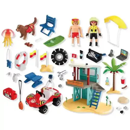 Playmobil 71903 Mentőállomás a tengerparton homokfutó autóval