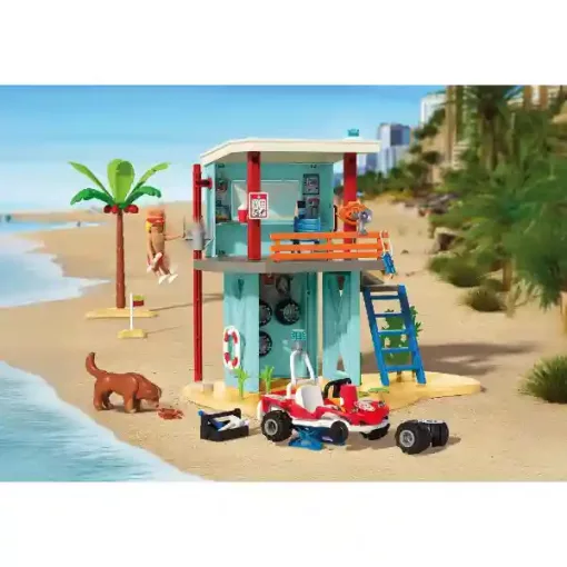 Playmobil 71903 Mentőállomás a tengerparton homokfutó autóval