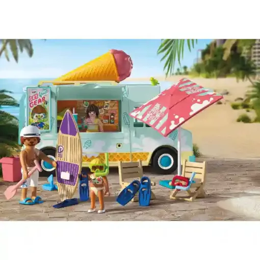 Playmobil 71904 Fagyiskocsi és szörfbolt