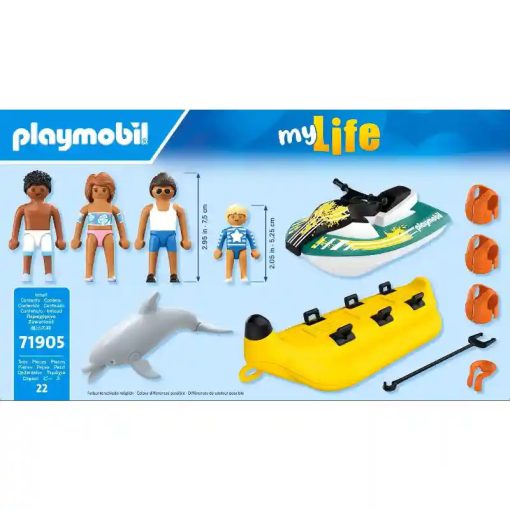Playmobil 71905 Jet-ski húzta banánhajó delfinnel