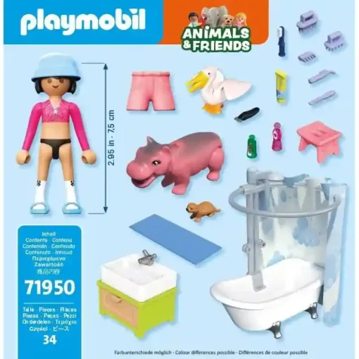 Playmobil 71950 Animals & Friends - Állatos fürdőmóka