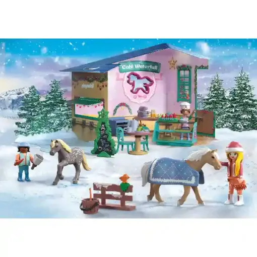 Playmobil 71952 Karácsony - Horses of Waterfall adventi kalendárium, naptár - Lovaskávézó