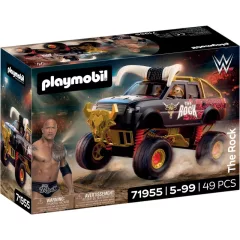   PLAYMOBIL 71955 WWE® - A Szikla (The Rock) pankrátor Monster Truck autója