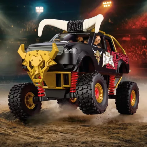 PLAYMOBIL 71955 WWE® - A Szikla (The Rock) pankrátor Monster Truck autója