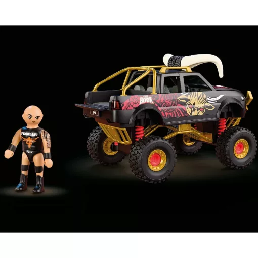PLAYMOBIL 71955 WWE® - A Szikla (The Rock) pankrátor Monster Truck autója
