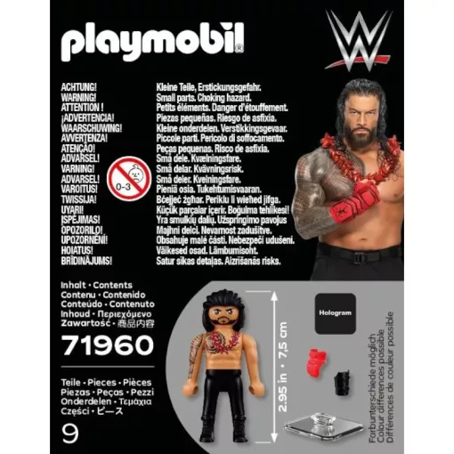 PLAYMOBIL 71960 WWE® - Roman Reigns pankrátor figura
