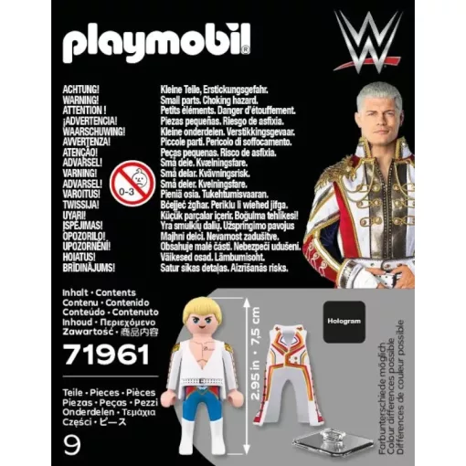 PLAYMOBIL 71961 WWE® - Cody Rhodes pankrátor figura