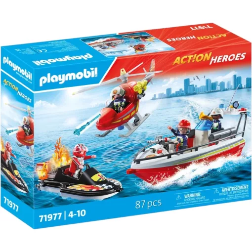 PLAYMOBIL 71977 Tűzoltó bevetési egységek víz alatti motorral
