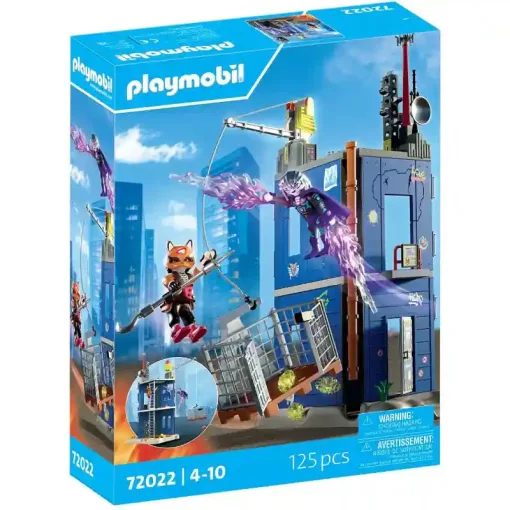 Playmobil 72022 Heroes - Párbaj a Szuperhős-toronyban