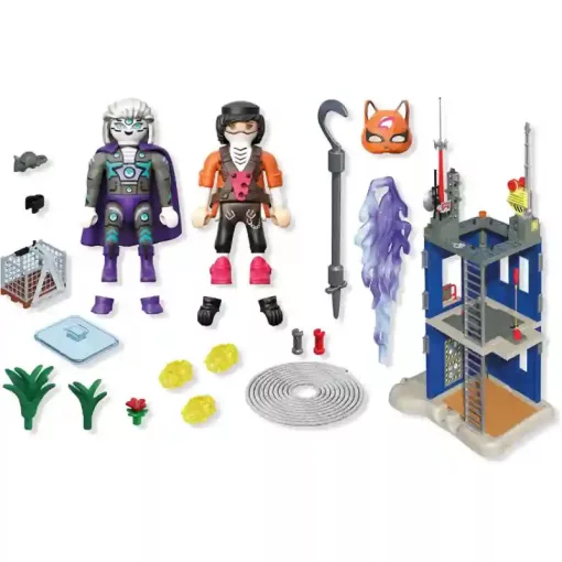 Playmobil 72022 Heroes - Párbaj a Szuperhős-toronyban