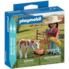 Playmobil 72026 Western lovas csikóval