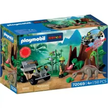 Playmobil 72069 Dinoszauruszok búvóhelye quados kutatóval